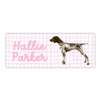 German Shorthair Pointer Water Resistant Labels