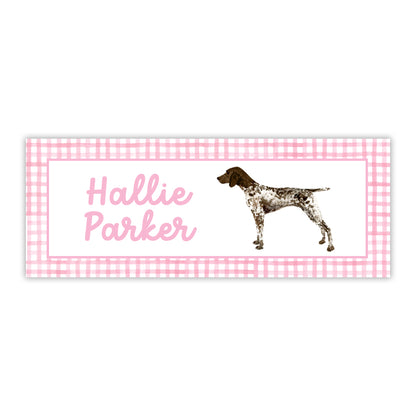 German Shorthair Pointer Water Resistant Labels