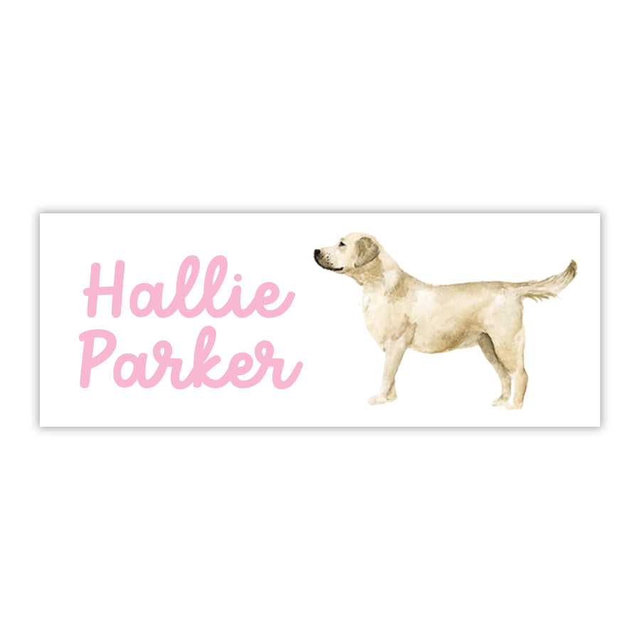 Yellow Labrador Retriever Labels
