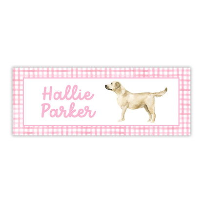 Yellow Labrador Retriever Labels