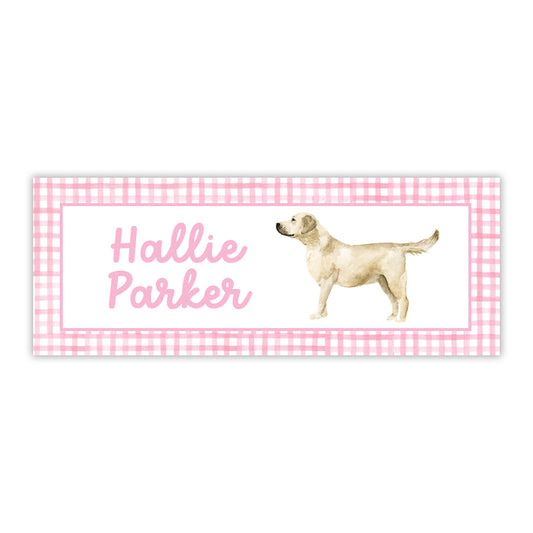 Yellow Labrador Retriever Labels