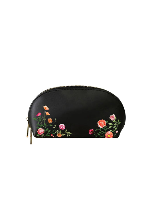 Bougainvillea Black Makeup Bag | Bridal by Emily Mayne Studio x ALEPEL