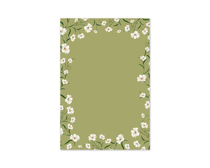 Green Amélie Notepad