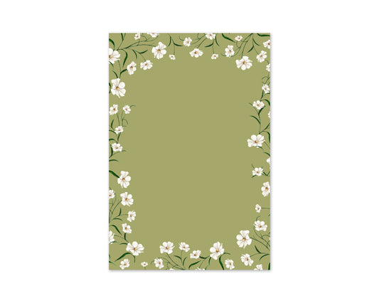 Green Amélie Notepad
