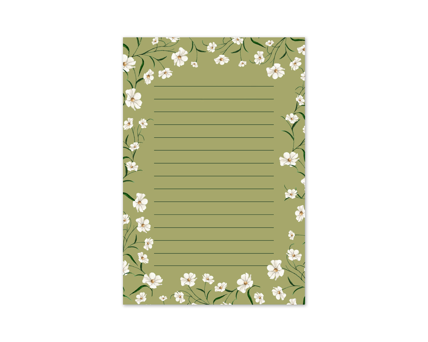 Green Amélie Notepad
