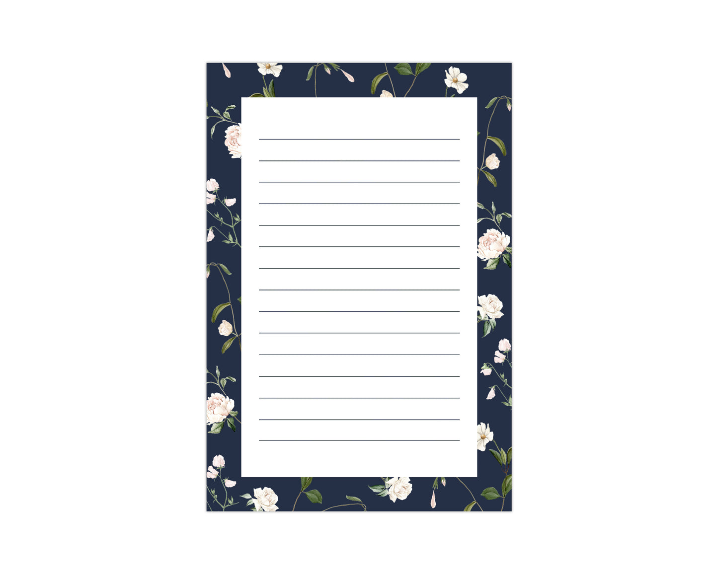 Navy Blythe Notepad