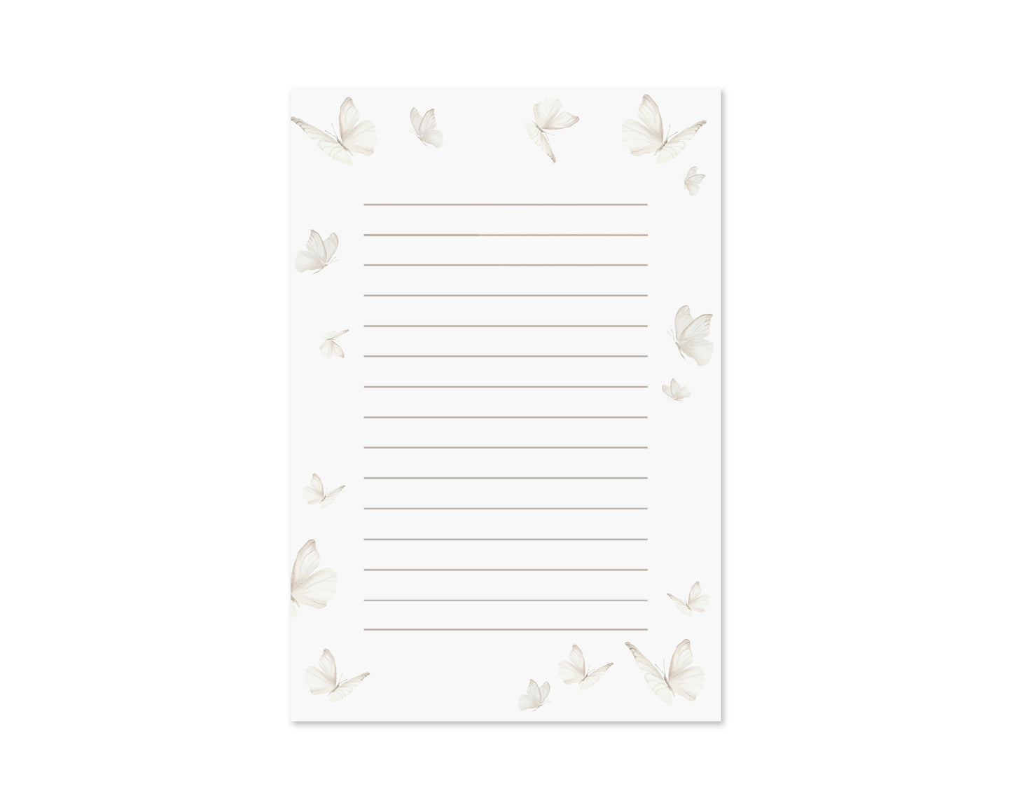 White Flutter Notepad