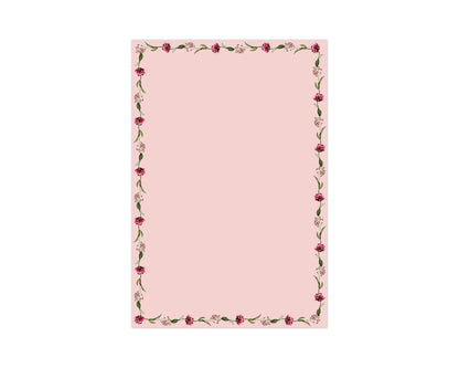 Pink Flora Notepad