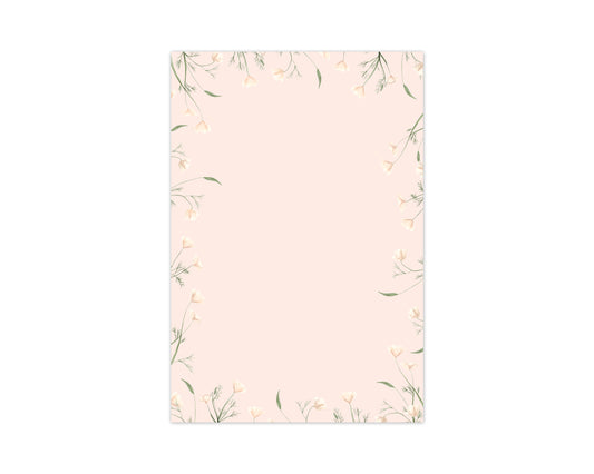 Blush Meadow Notepad