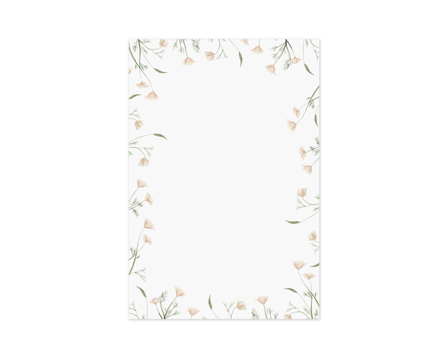 White Meadow Notepad