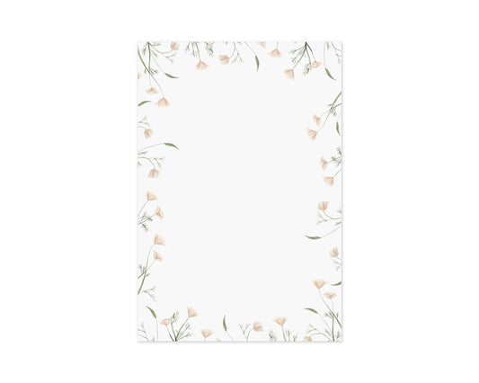 White Meadow Notepad