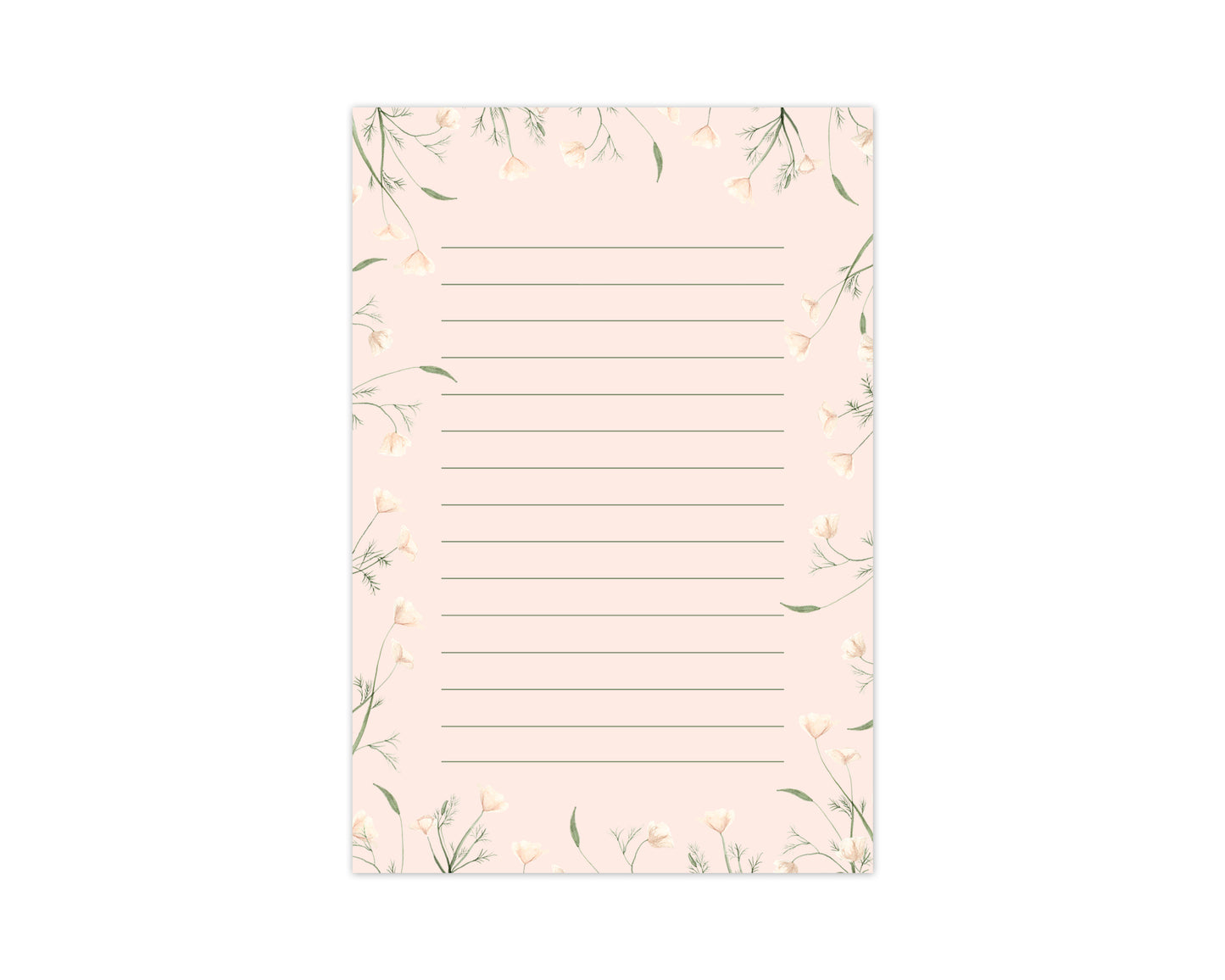 Blush Meadow Notepad