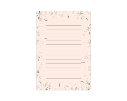 Blush Meadow Notepad