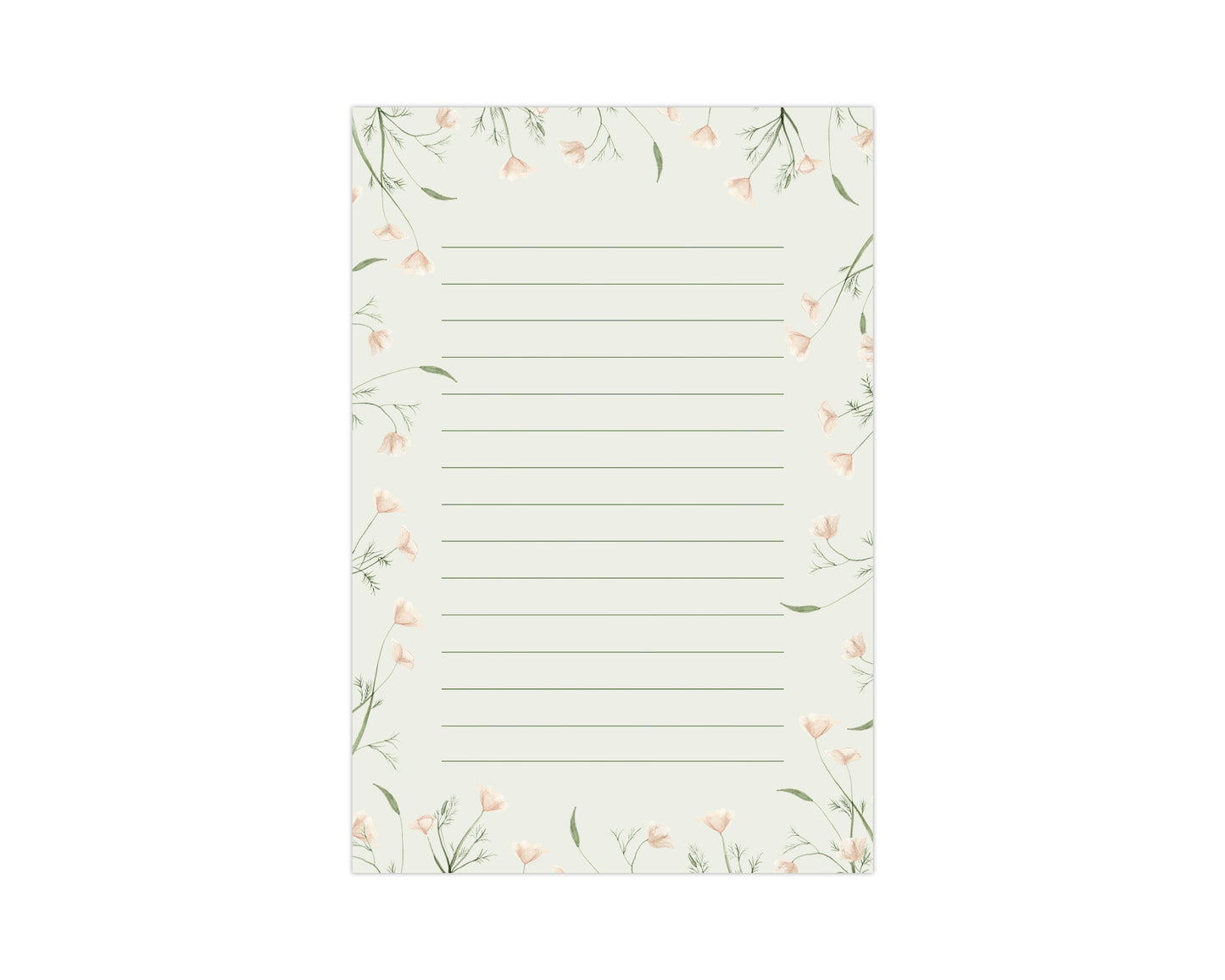 Green Meadow Notepad