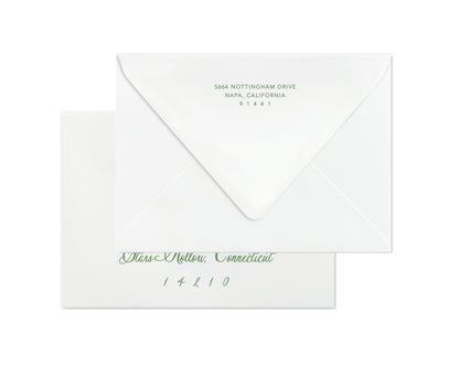 Oh What Fun! Christmas Cards - Green