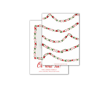 Oh What Fun! Christmas Cards - White