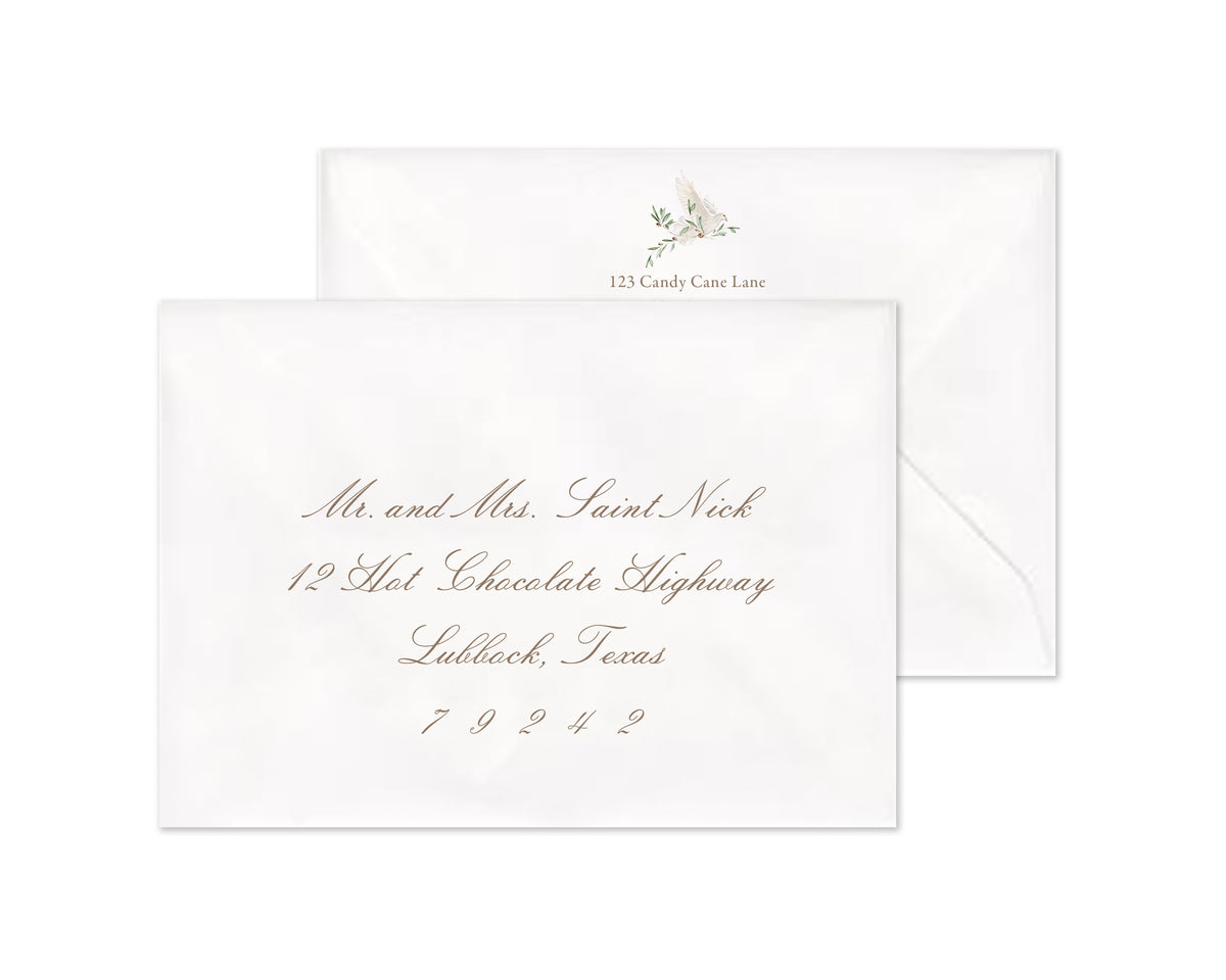 Prince of Peace Personalized Christmas Cards - Sand