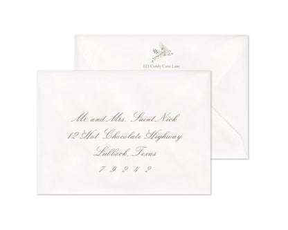 Prince of Peace Personalized Christmas Cards - Green