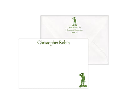 Army Man Stationery Set