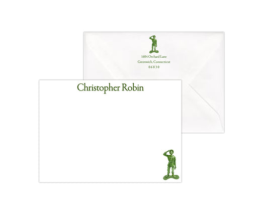 Army Man Stationery Set