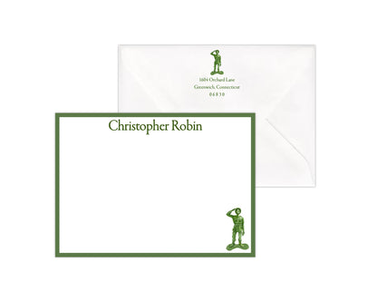 Army Man Stationery Set