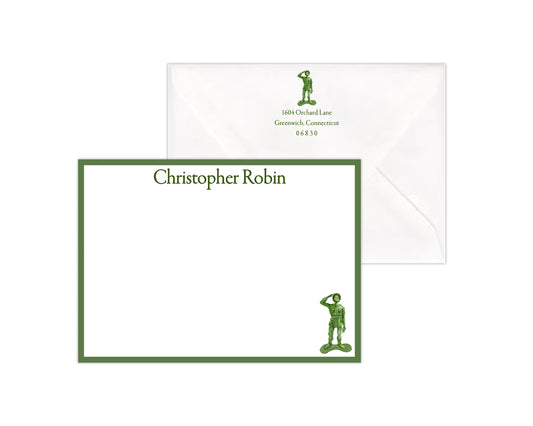 Army Man Stationery Set