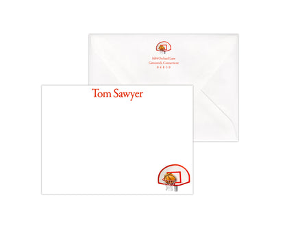 Basketball Hoop Stationery Set