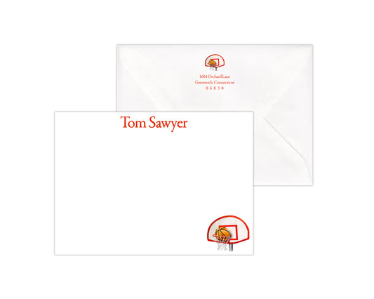 Basketball Hoop Stationery Set