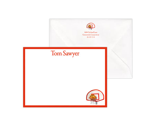 Basketball Hoop Stationery Set