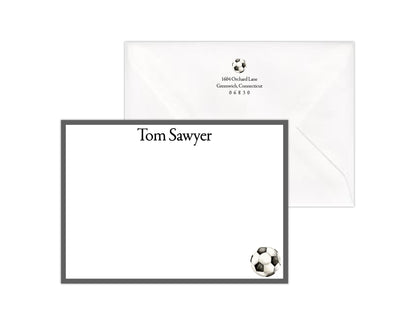 Soccer Ball Stationery Set