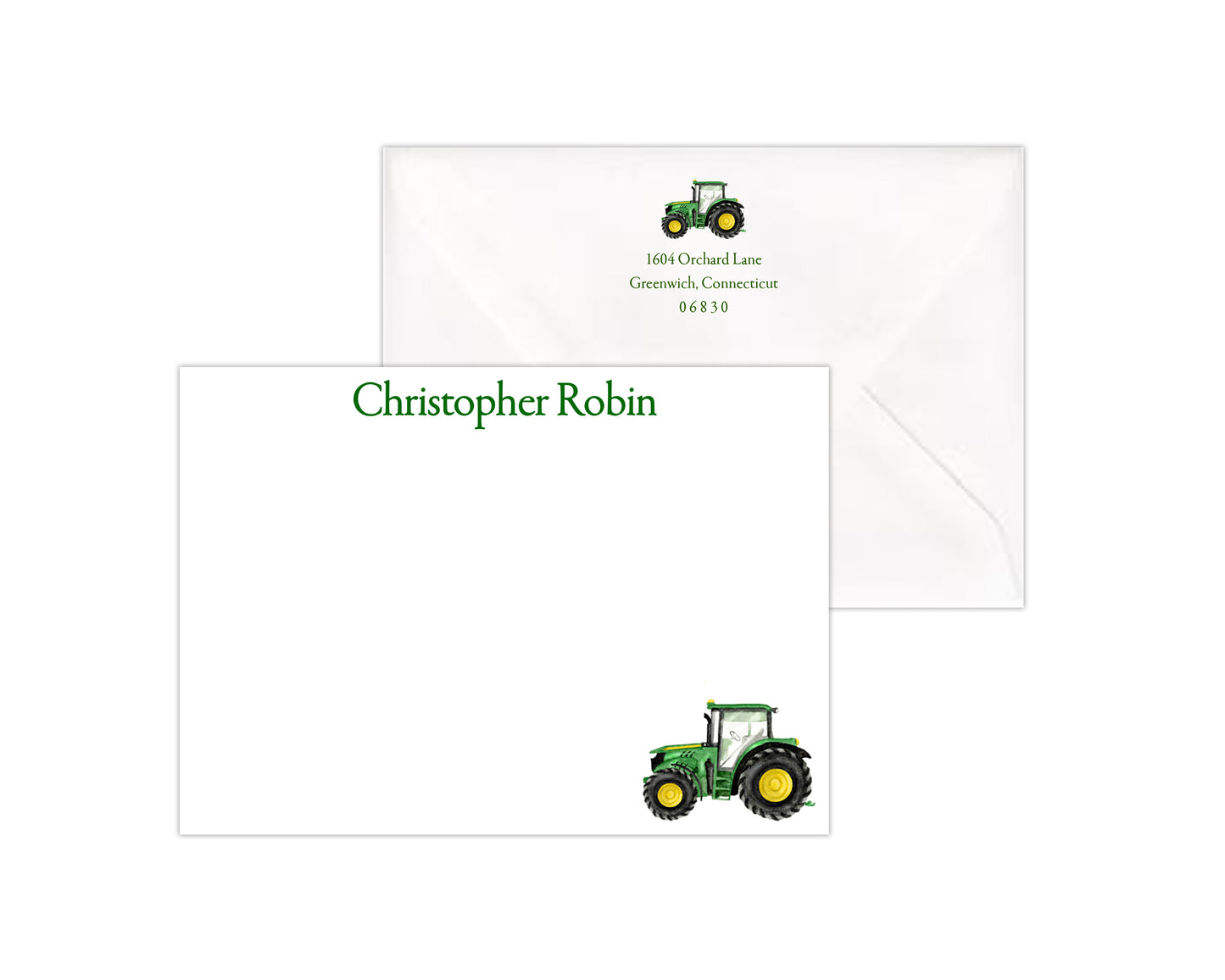 Tractor Stationery Set