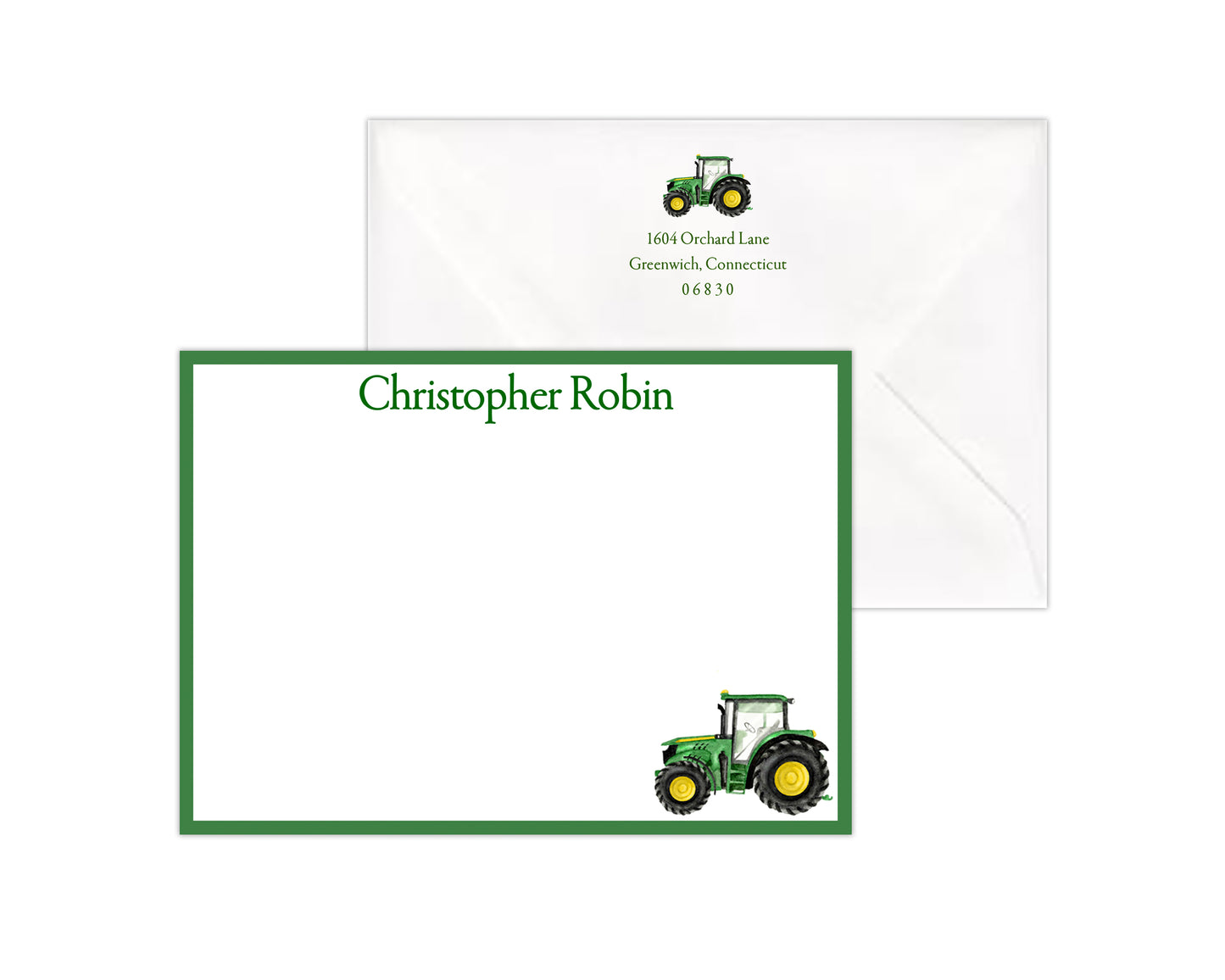 Tractor Stationery Set