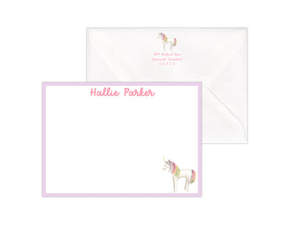 Unicorn Stationery Set