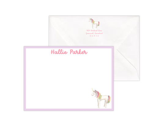 Unicorn Stationery Set