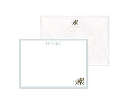 Classic Elephant Stationery Set