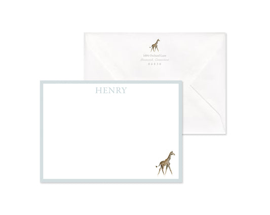 Classic Giraffe Stationery Set