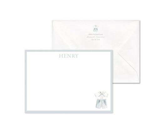 Classic Heirloom Suit Stationery Set