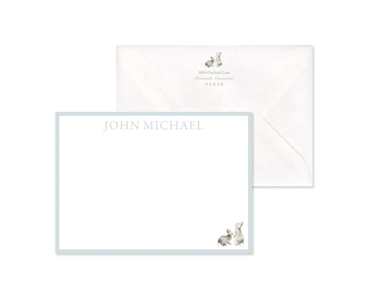 Classic Bunnies Stationery Set
