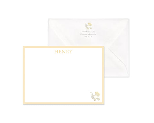 Classic Pram Stationery Set