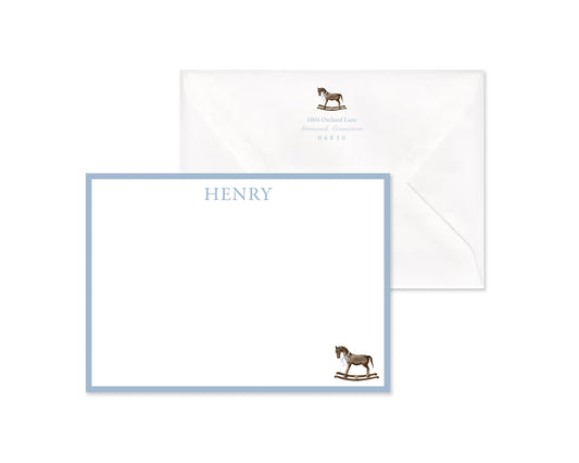 Rocking Horse Stationery Set
