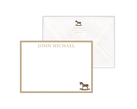 Rocking Horse Stationery Set