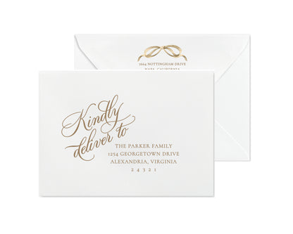 Ribbons and Wrappings Christmas Cards - Birch