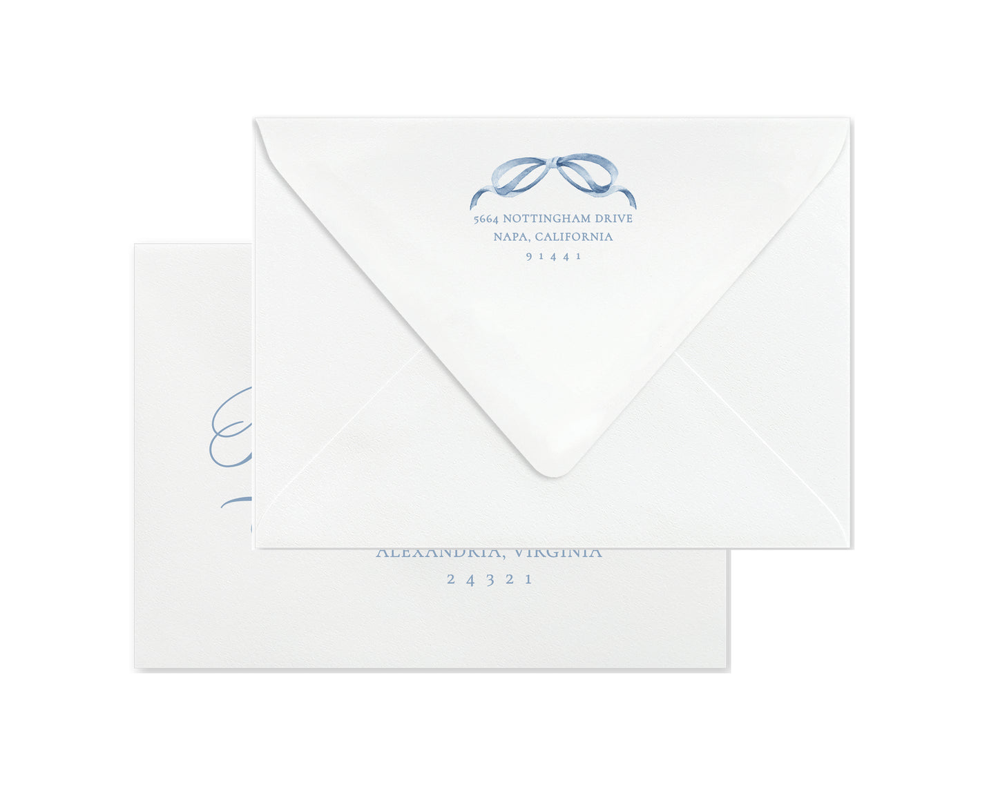 Ribbons and Wrappings Christmas Cards - Blue