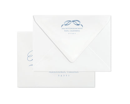 Ribbons and Wrappings Christmas Cards - Blue