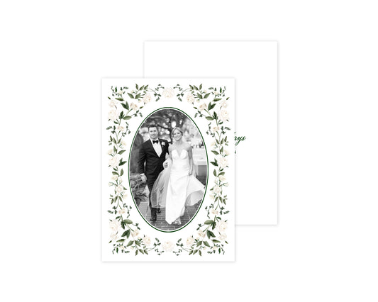 Botanicals Christmas Cards - White
