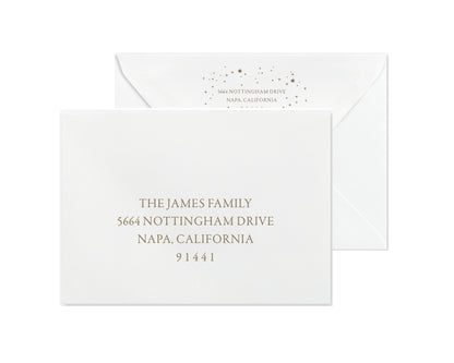 Three Wise Men Christmas Cards – Gold