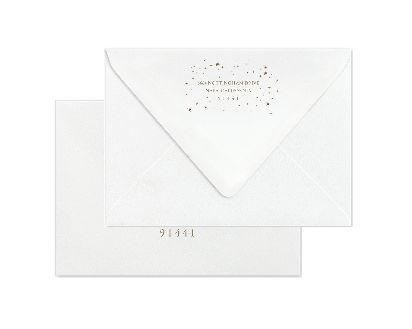 Three Wise Men Christmas Cards – Gold