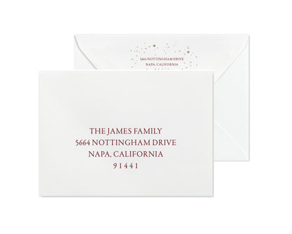 Three Wise Men Christmas Cards - Red