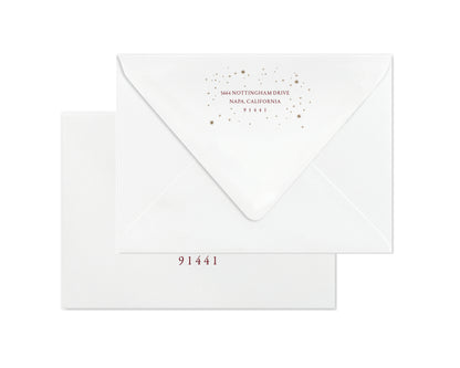Three Wise Men Christmas Cards - Red